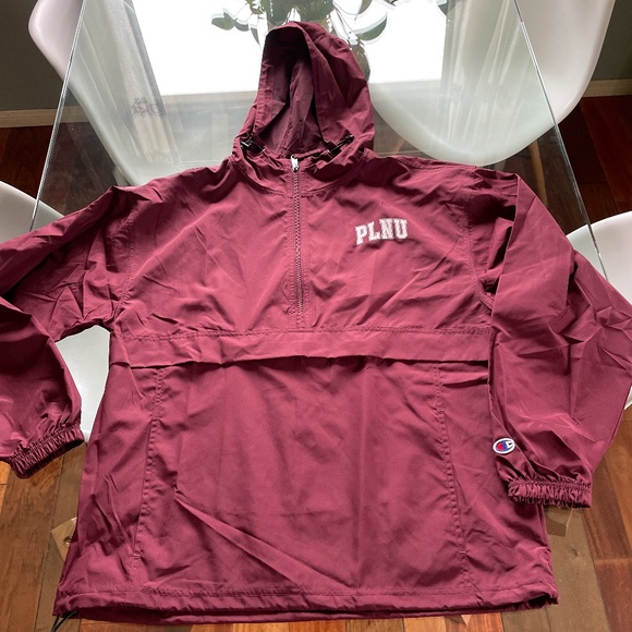 red champion rain jacket